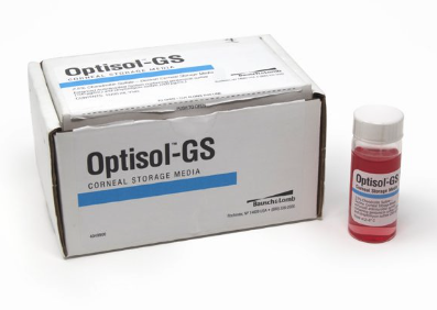 Preservador de córnea, que contiene: dextrán y sulfato de gentamicina. Frasco con 20 mL.